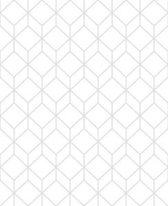 Tapeta winylowa w srebrny wzór romby nowoczesna