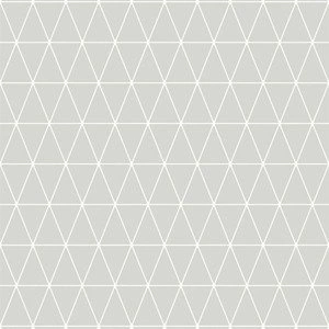 Szara tapeta winylowa w trójkąty nowoczesna modna
