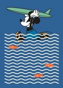 Fototapeta ścienna Mickey gone Surfin DX4-025