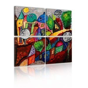 Obraz - Kolorowe miasto