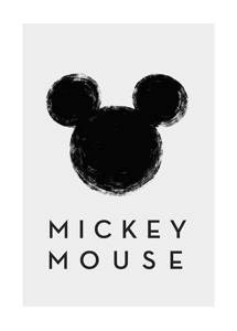 Obraz ścienny Mickey Mouse Silhouette WB044