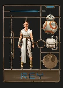 Obraz ścienny Star Wars Toy Rey WB182