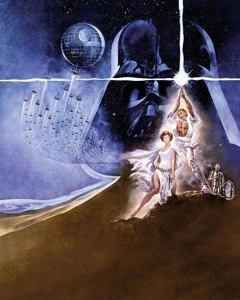 Fototapeta KOMAR 008-DVD2 Star Wars Poster Classic 2