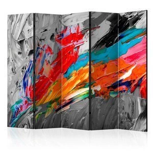 Parawan 5-częściowy - Ognisty ptak II [Room Dividers]