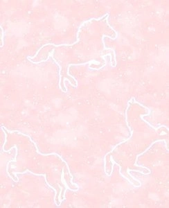Tapeta fluorescencyjna dla dziewczynki jednorożce
