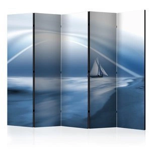 Parawan 5-częściowy - Lonely sail drifting II [Room Dividers]