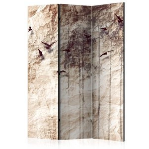 Parawan 3-częściowy - Papierowa natura [Room Dividers]