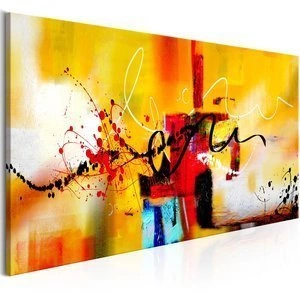 Obraz - Zwariowane serpentyny (1-częściowy) pomarańczowy wąski