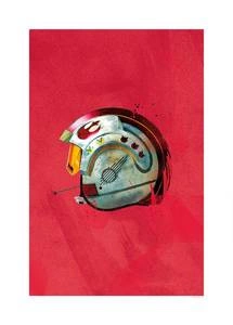 Obraz ścienny Star Wars Classic Helmets Rebel Pilot WB094