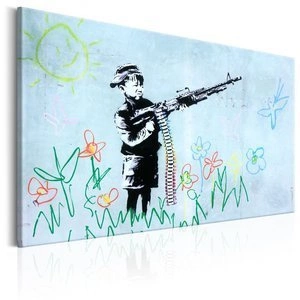 Obraz - Boy with Gun by Banksy