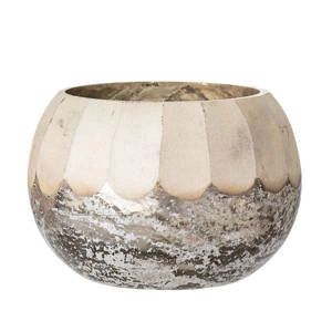 Świecznik szklany w naturalnym kolorze 8x6cm 82045825