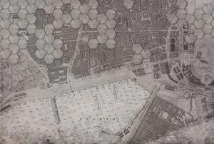 Fototapeta ścienna Mapa portu w odcieniu szarości V132-3