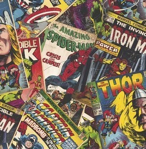 Tapeta superbohaterowie Marvel plakaty komiks