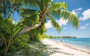 Fototapeta ścienna Fiji Dreams Boat SHX9-109