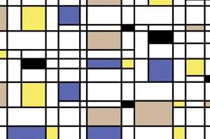 Fototapeta ścienna w kolorowy wzór geometryczny V128-3