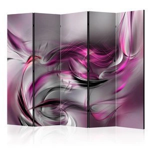 Parawan 5-częściowy - Różowe zawirowania II II [Room Dividers]