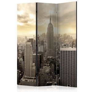 Parawan 3-częściowy - Światło Nowego Jorku [Room Dividers]