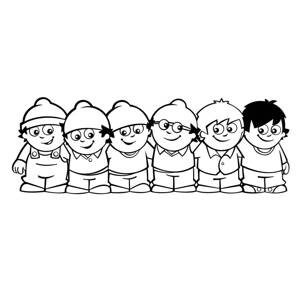 Border ścienny Marburg 47503 Mainzelmannchen