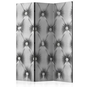Parawan 3-częściowy - Srebrny luksus [Room Dividers]