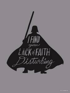 Obraz ścienny Star Wars Silhouette Quotes Vader WB-SW-023
