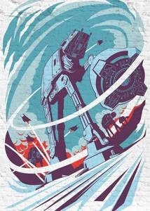 Fototapeta ścienna Star Wars Classic Concrete Hoth DX4-037