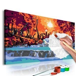 Obraz do samodzielnego malowania - Kaskada