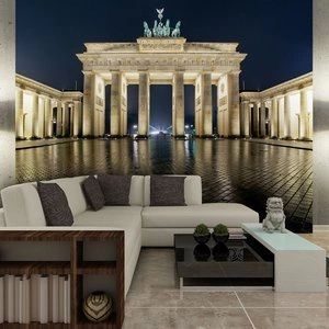 Fototapeta - Brama Brandenburska nocą