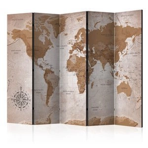 Parawan 5-częściowy - Orientalne podróże [Room Dividers]