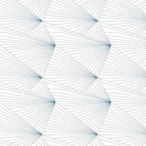 Tapeta ścienna Fan French light blue / white Erica Wakerly