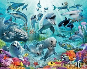 Fototapeta Walltastic 46498 Under the Sea