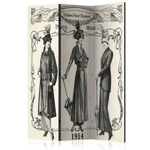 Parawan 3-częściowy - Dress 1914 [Room Dividers]