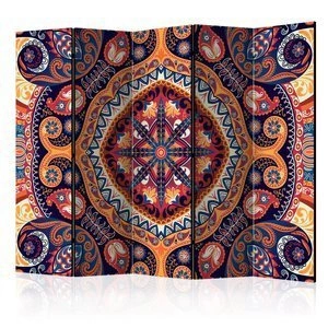 Parawan 5-częściowy - Egzotyczna mozaika II [Room Dividers]