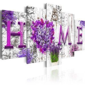 Obraz - Fiołkowy azyl