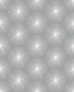 Tapeta winylowa wzór promienie geometryczna szara