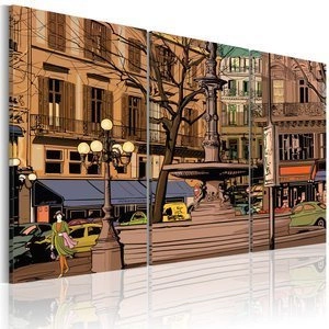 Obraz - Spokojny wieczór w Paryżu