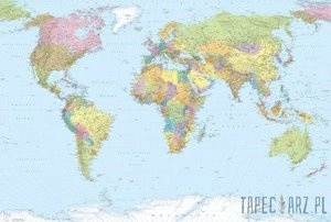 Fototapeta World Map XXL4-038