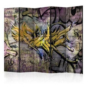 Parawan 5-częściowy - Stunning graffiti II [Room Dividers]