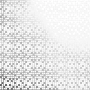 Tapeta ścienna Tiles white / silver Erica Wakerly