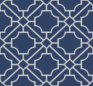 Tapeta ścienna Wallquest BL70032 Navy, Grey and White