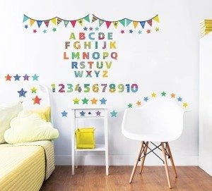 Naklejki ścienne Walltastic 44920 ABC Ucz się ze mną