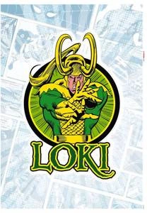 Naklejki samoprzylepne 14078h Loki Comic Classic