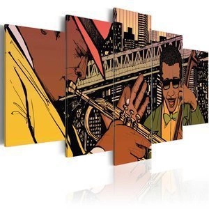 Obraz - Jazzowe granie - NYC
