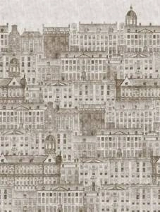 Fototapeta ścienna z motywem architektury miejskiej brązowa V133-1