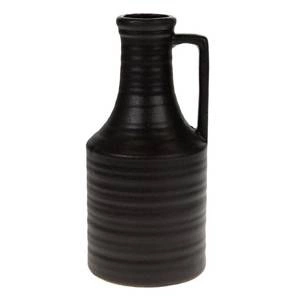 Wazon ceramiczny czarny 9.5x20cm 41904-074
