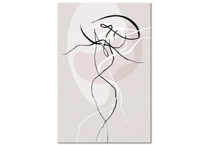 Obraz - Beżowa energia (1-częściowy) pionowy