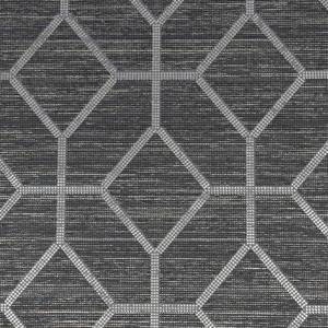 Tapeta czarna winylowa błyszczący wzór geometryczny