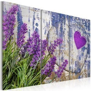 Obraz - Lawendowe love