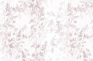 Fototapeta ścienna z roślinnym motywem liście na białym tle V108-1