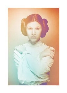 Obraz ścienny Star Wars Classic Icons Color Leia WB096
