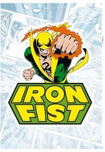 Naklejki samoprzylepne 14084h Iron Fist Comic